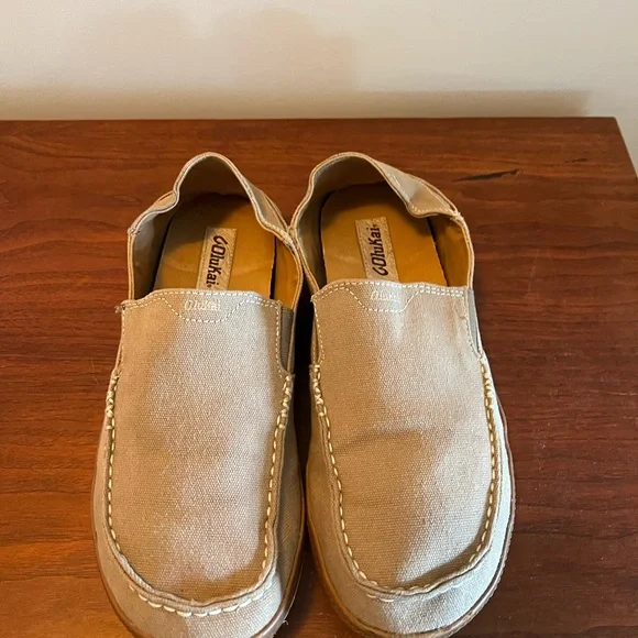 OluKai Puhalu Tan Loafers Slip-Ons Casual 10.5 - Picture 2 of 7